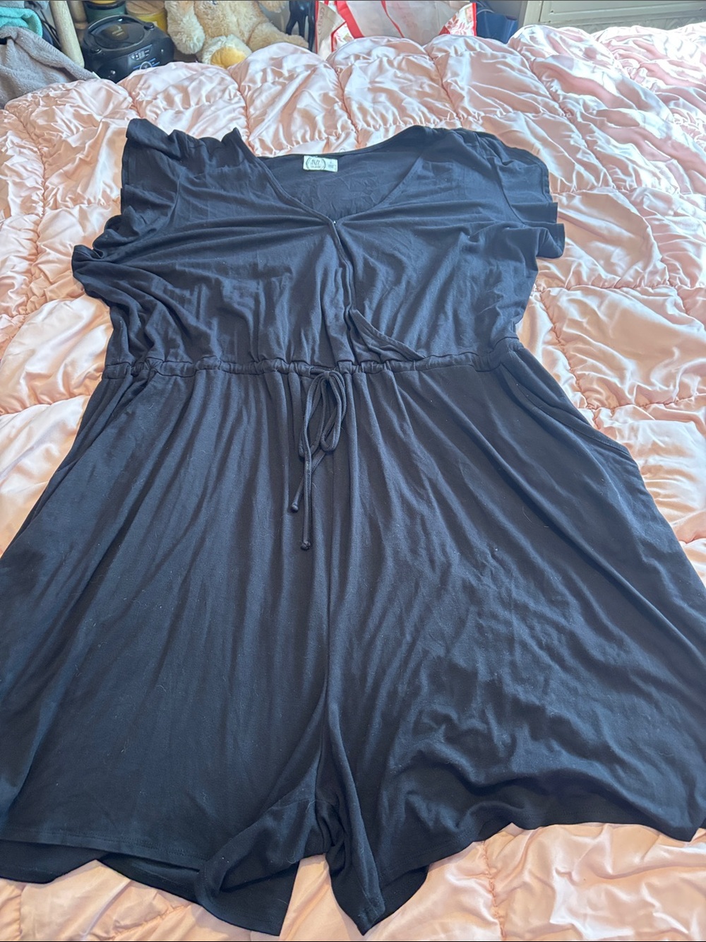 Maurice’s Romper 2X Plus Size Shorts Women’s One-piece Black